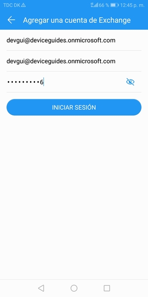 Introduzca su dirección de correo electrónico, nombre de usuario y contraseña. Seleccione INICIAR SESIÓN
