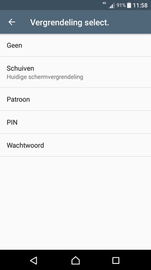 Selecteer Patroon