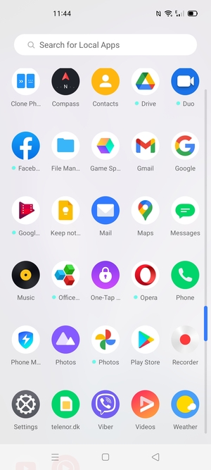 Select Settings