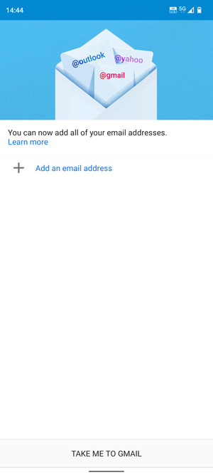 Select Add an email address