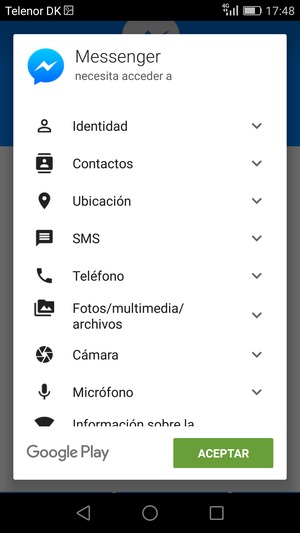 Seleccione ACEPTAR