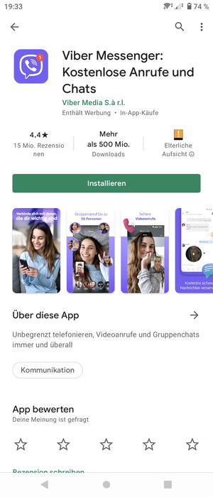 Wählen Sie Installieren