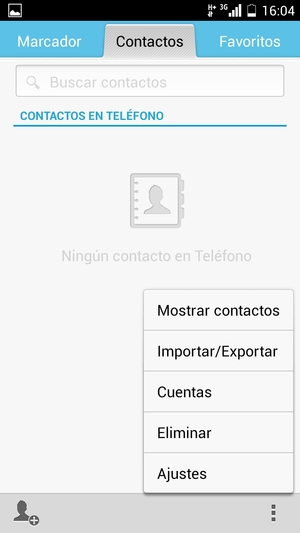 Seleccione Importar/Exportar
