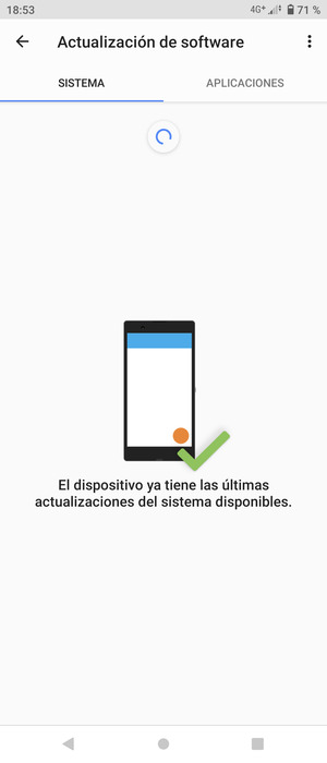Espere a que la búsqueda termine