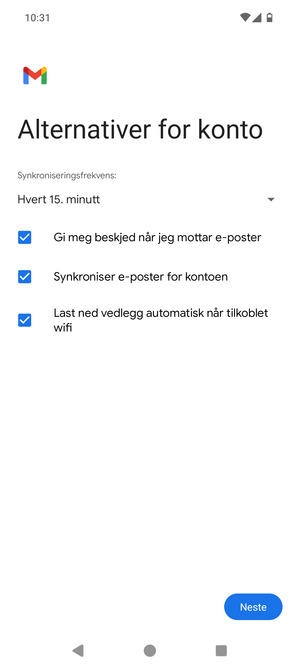 Velg Neste
