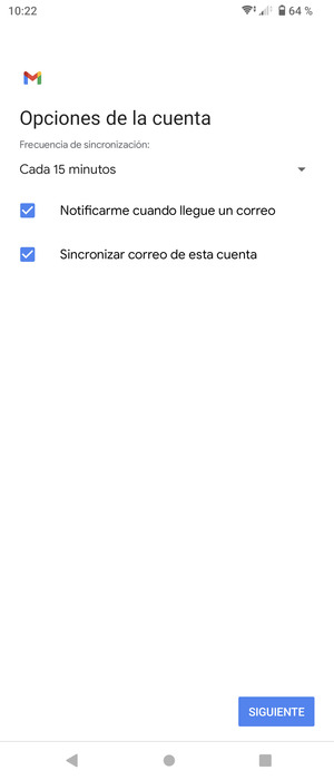 Seleccione SIGUIENTE