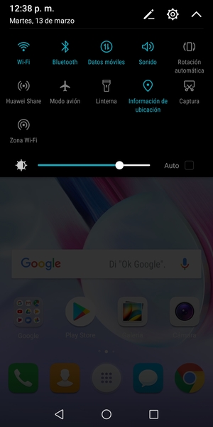 Desactive Wi-Fi y Bluetooth