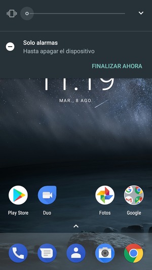 Presione una vez más para modo silencio