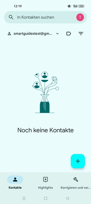 Wählen Sie Korrigieren und verwalten