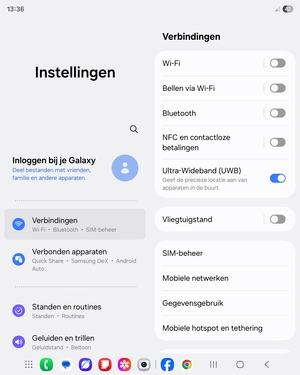 Selecteer Verbindingen