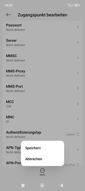 Wählen Sie Speichern