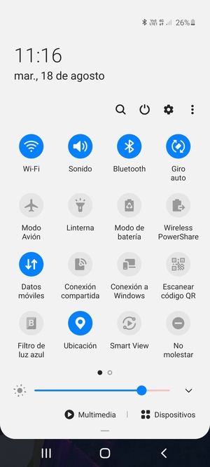 Desactive Wi-Fi y Bluetooth