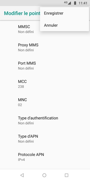 Sélectionnez Enregistrer