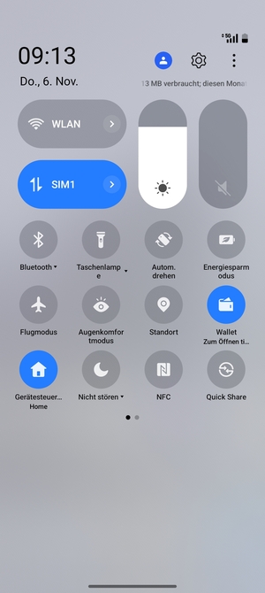 Stellen Sie die Helligkeit auf das erforderliche Niveau