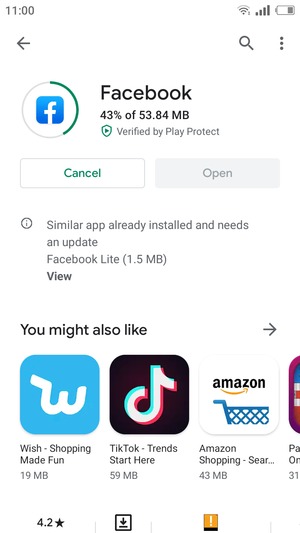 Wait for the installation process to finish
