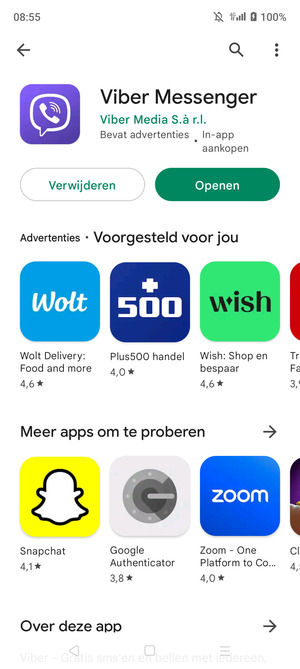Selecteer Openen