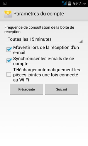 Sélectionnez Suivant