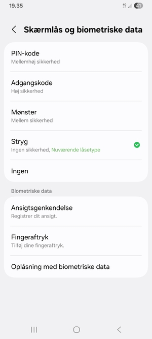 Vælg Mønster