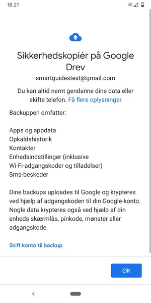 Vælg OK