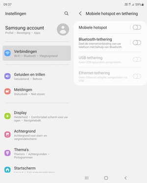 Selecteer Mobiele hotspot