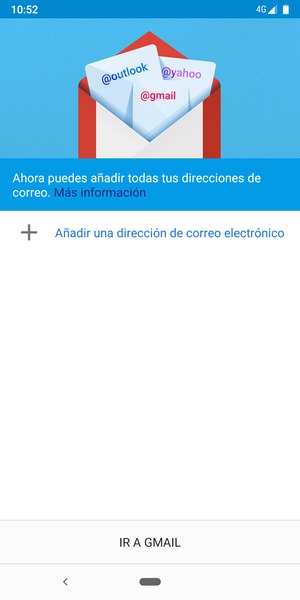 Seleccione Añadir una dirección de correo electrónico
