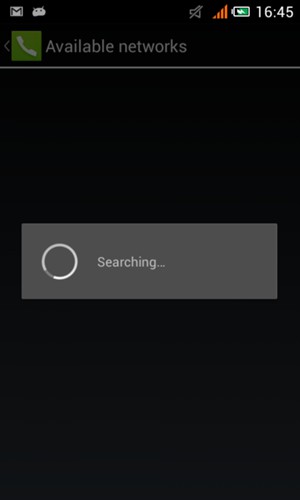 Wait for the search to finish