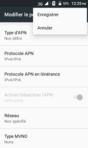 Sélectionnez Enregistrer
