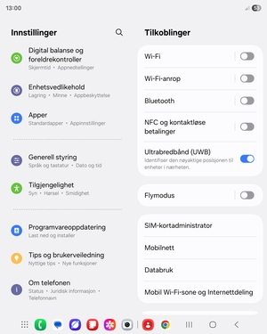 Bla til og velg Programvareoppdatering