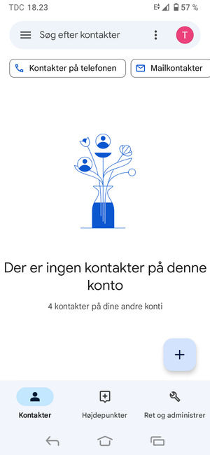 Vælg Ret og administrer