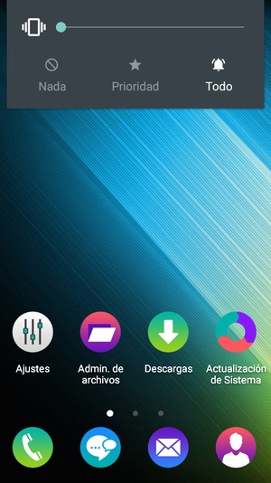 Presione una vez más para el modo de vibración, el cual es aprobado con una vibración corta