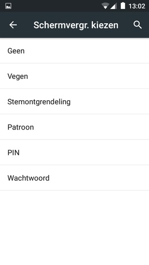 Selecteer Patroon
