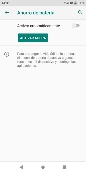 Seleccione ACTIVAR AHORA