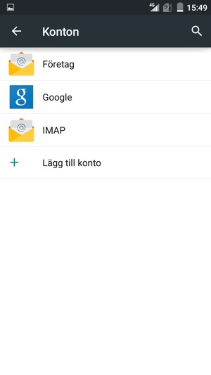 Välj Google