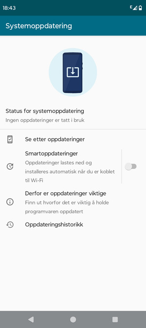 Velg Se etter oppdateringer