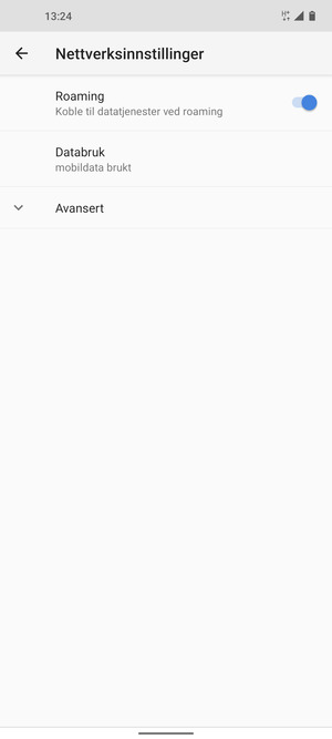 Slå Roaming på eller av