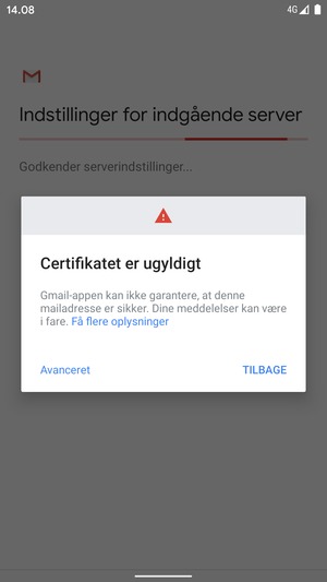 Vælg Avanceret