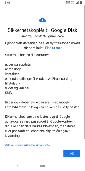 Velg OK