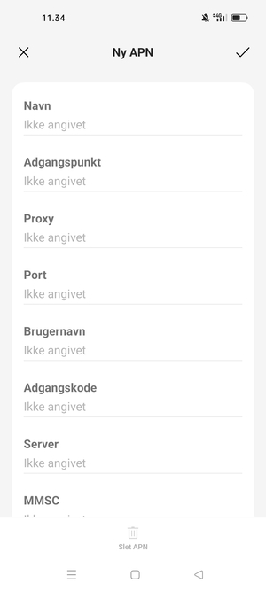Indtast MMS-oplysninger