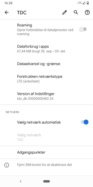 Vælg Adgangspunkter