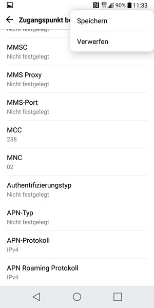 Wählen Sie Speichern
