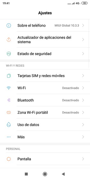 Seleccione Zona Wi-Fi portátil