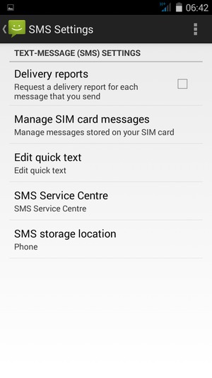 Select SMS Service Centre