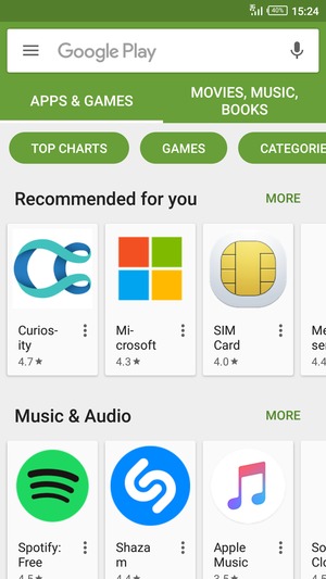 Select the Search bar