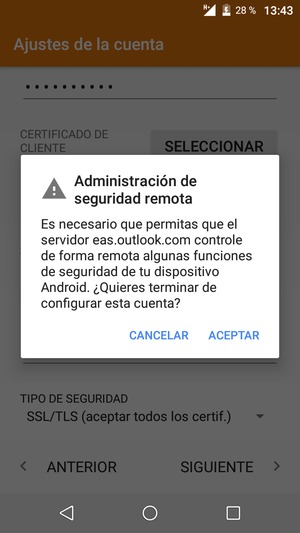 Seleccione ACEPTAR