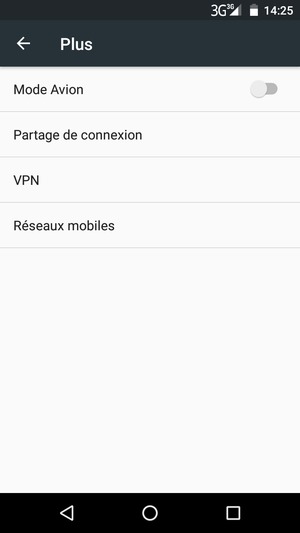 Sélectionnez Réseaux mobiles