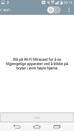 Slå på WiFi
