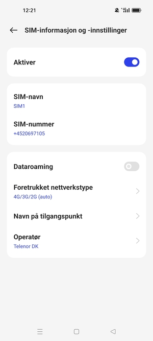 Velg Navn på tilgangspunkt