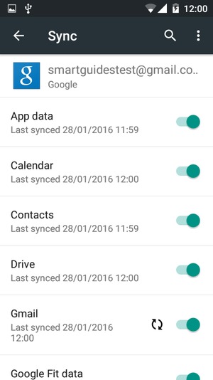 Make sure Contacts is selected and select the Menu button