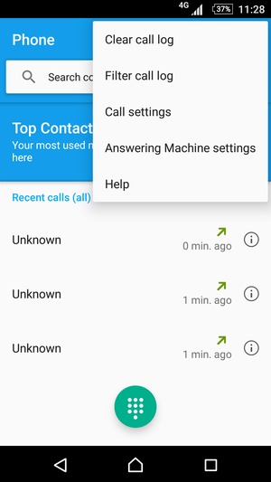 Select Call settings