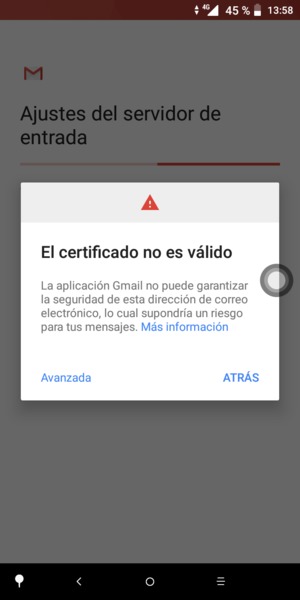 Seleccione ATRÁS